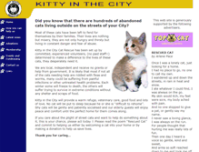 Tablet Screenshot of kittyinthecity.org.uk